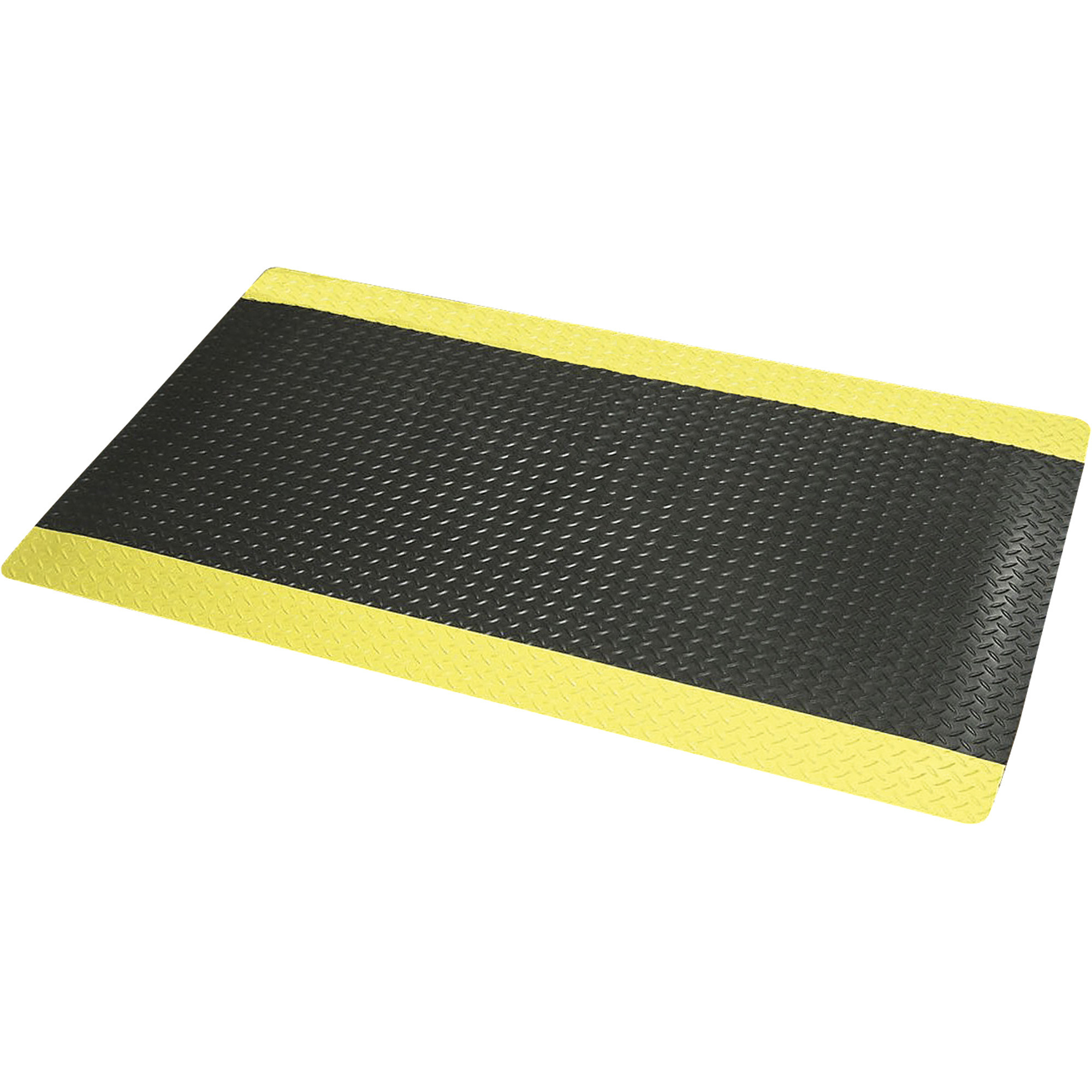 NoTrax Cushion Trax Ultra Floor Mat, 2ft. x 3ft., Black/Yellow, Model# 975S0023YB